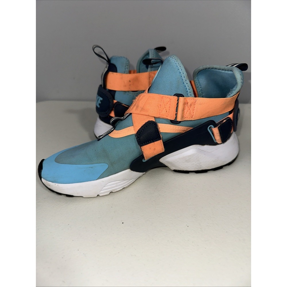 Nike Huarache City Running Shoes Blue Coral AJ6662-404 Size 6.5Y - Picture 10 of 13